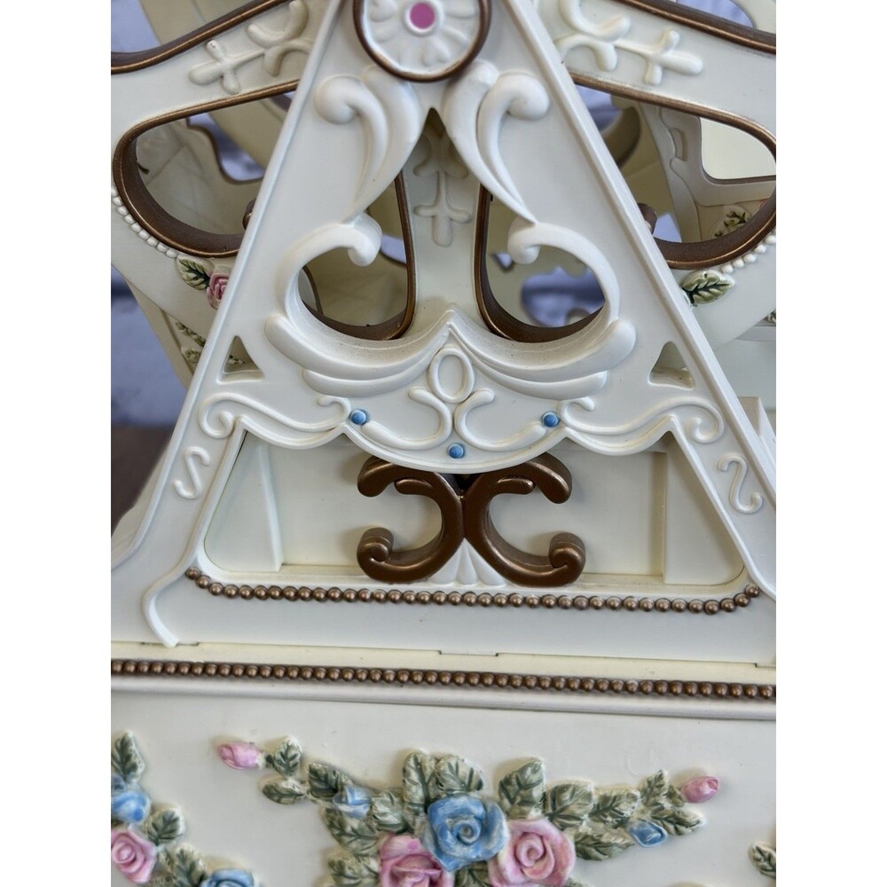 Musical Moving Ferris Wheel Music Box Vintage PS Designs Nutcracker Song Mint - Picture 6 of 13
